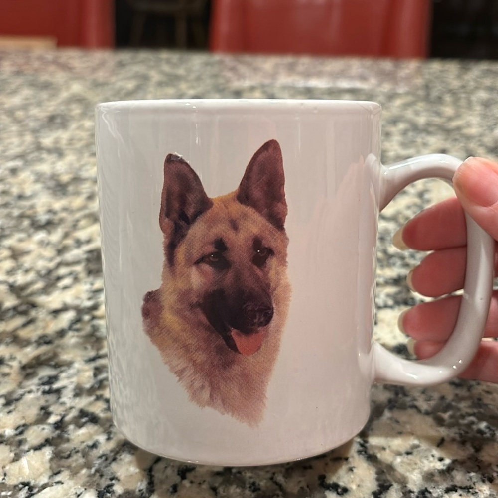 NWT German Shepherd Coffee Mug large coffee mugs ceramic